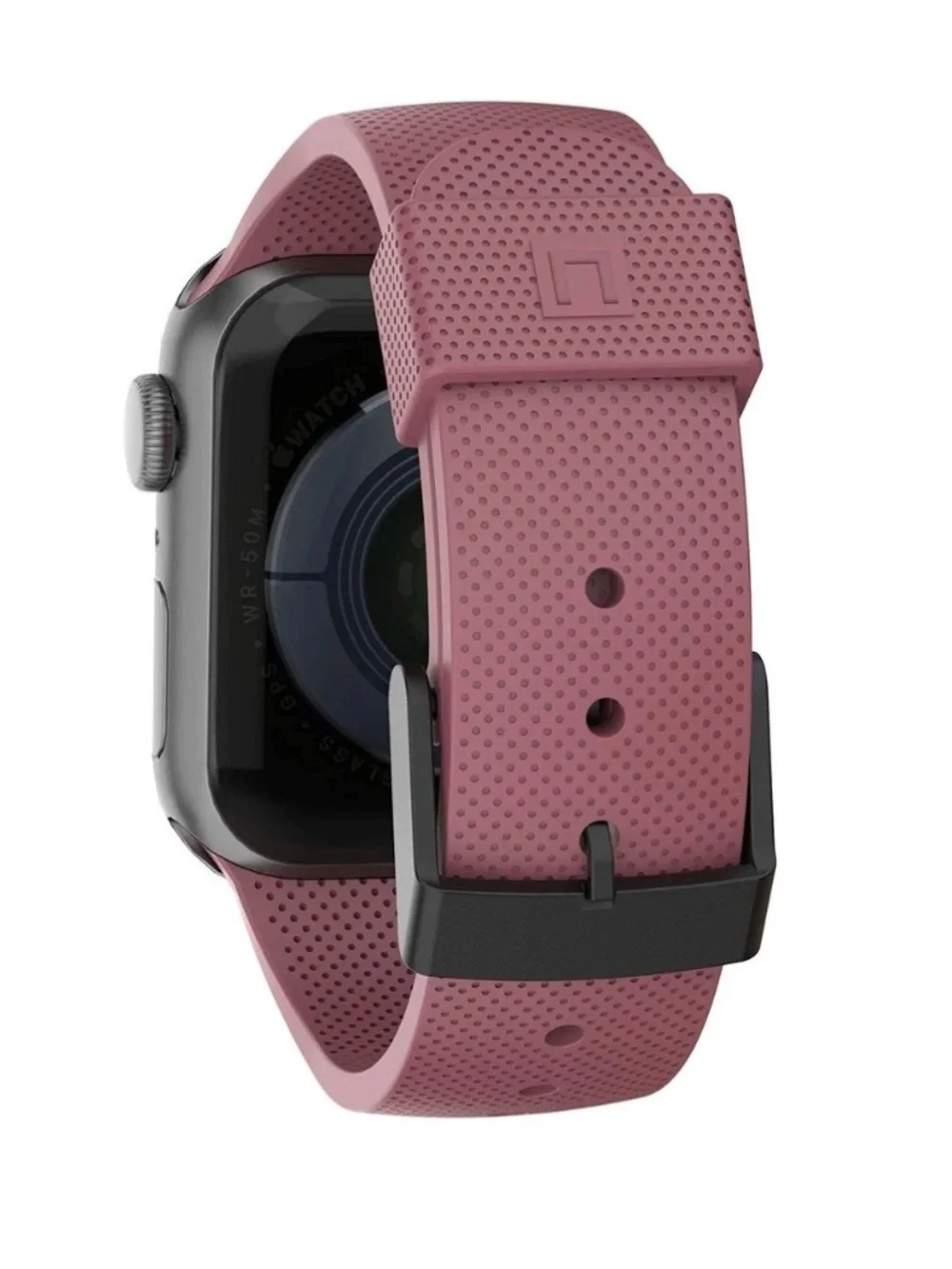 Urban Armor Gear DOT Silicone Apple Watch Band Strap 42mm/44mm Dusty Rose NIB